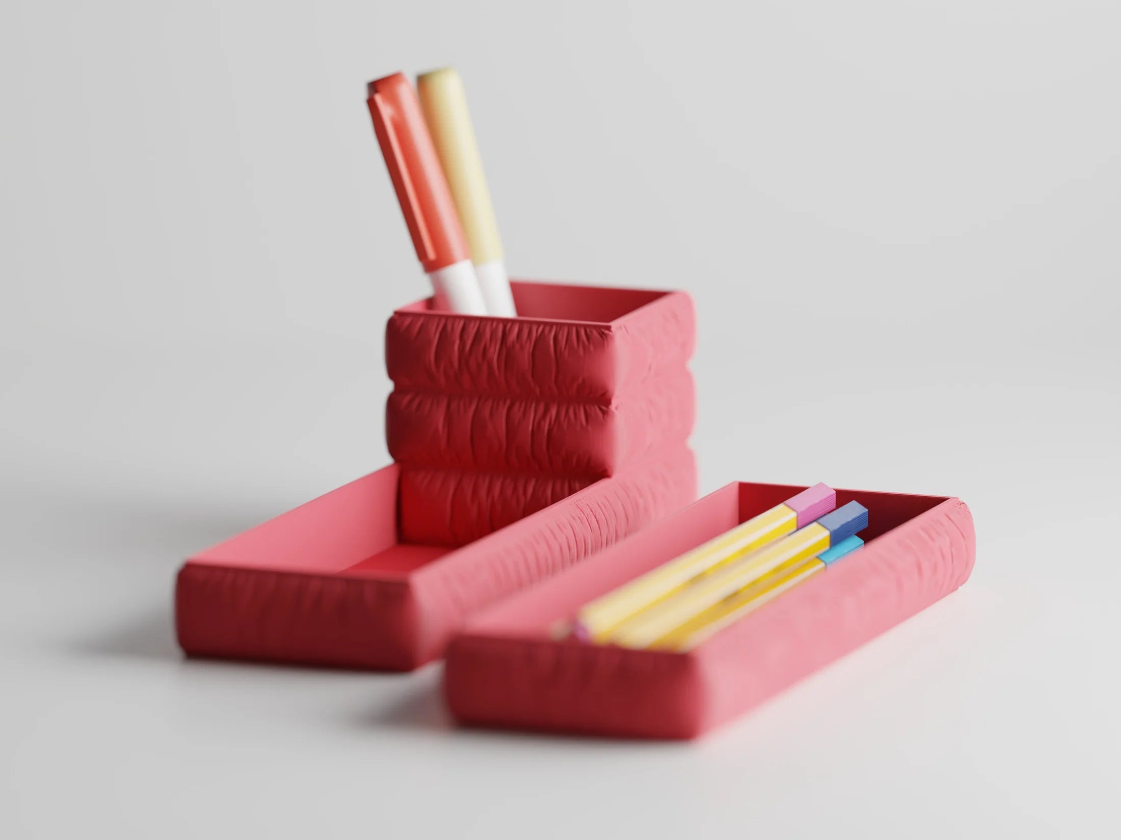 Desk Pen Holder Set