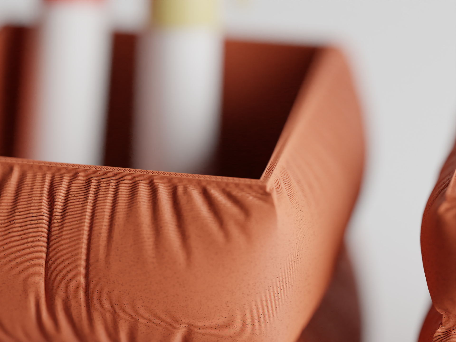 Set Fluffy pen holder