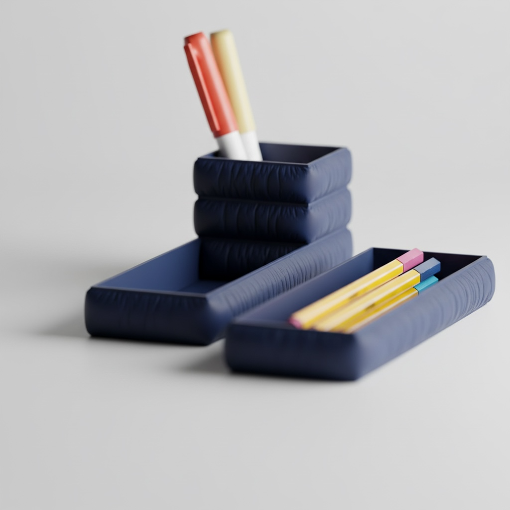 Desk Pen Holder Set