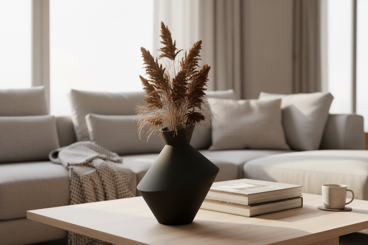 ECLIPSE Vase: Biodegradable Celestial Home Decor