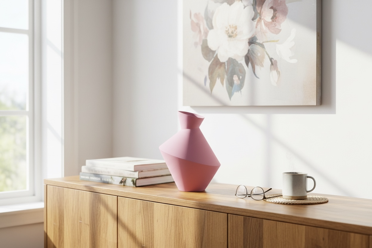 ECLIPSE Vase: Biodegradable Celestial Home Decor