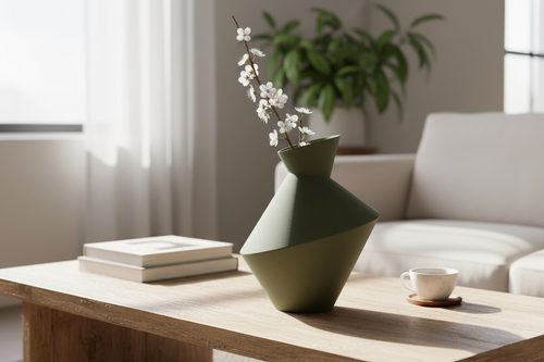 ECLIPSE Vase: Biodegradable Celestial Home Decor